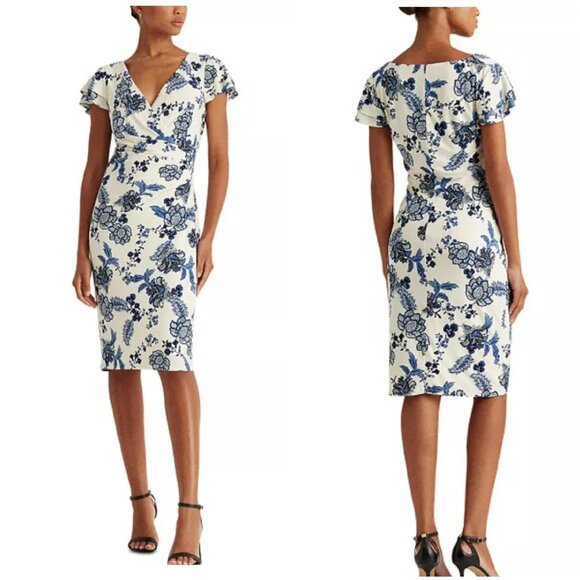 Lauren Ralph Lauren Dresses & Skirts - Ralph Lauren Flower Jersey Dress